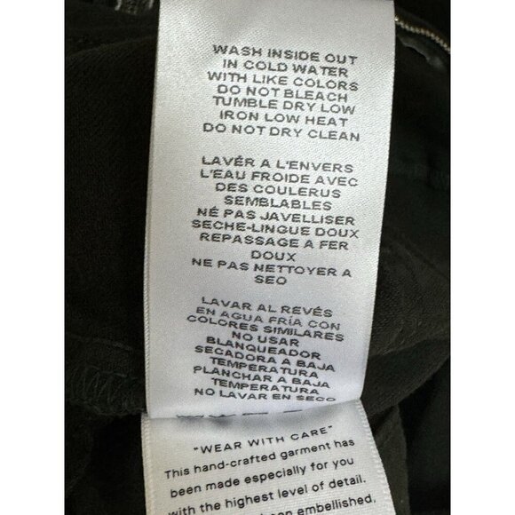 GOOD AMERICAN Sz 2 / M Jumpsuit Fit For Success Palazzo Denim Belted Green Retro - Picture 9 of 10